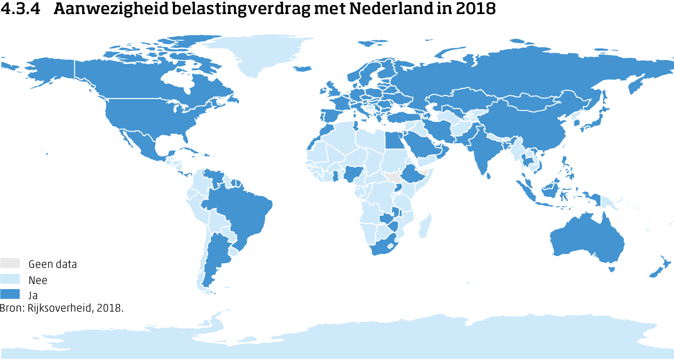 Aanwezigheid belastingverdrag met Nederland in 2016